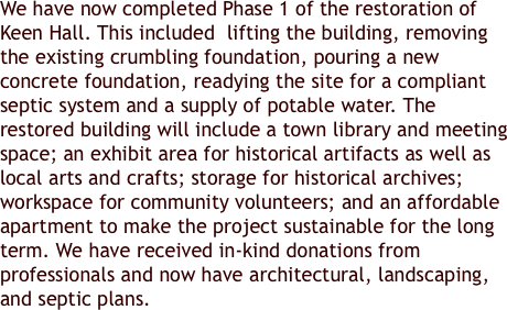 We have now completed Phase